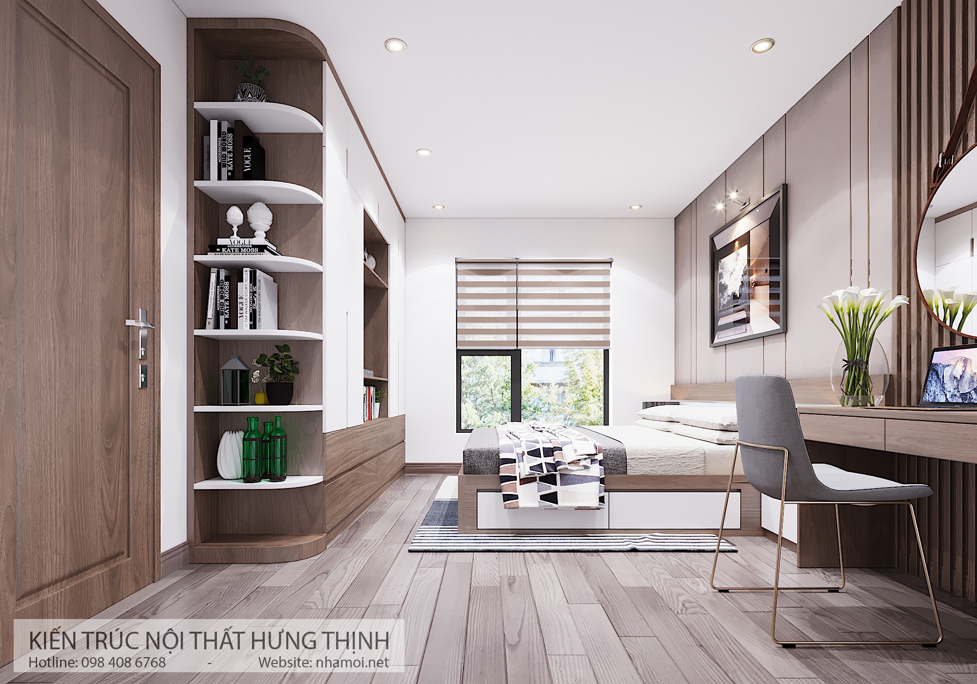 Thiết Kế Nội Thất Căn Hộ Hồng Hà Eco City - Ảnh 4