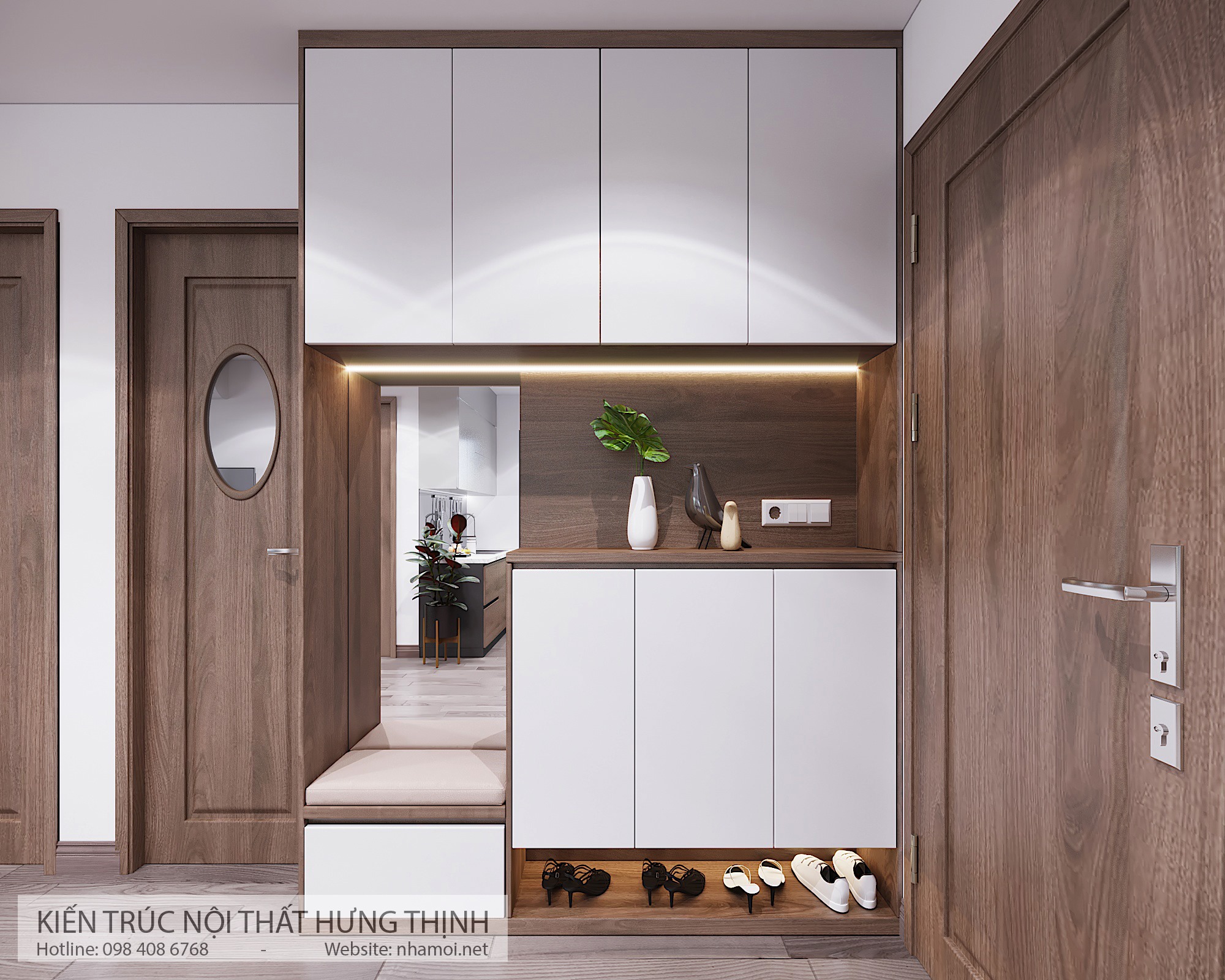 Thiết Kế Nội Thất Căn Hộ Hồng Hà Eco City - Ảnh 5