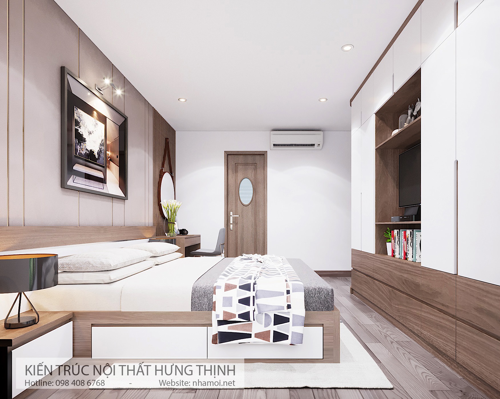 Thiết Kế Nội Thất Căn Hộ Hồng Hà Eco City - Ảnh 6