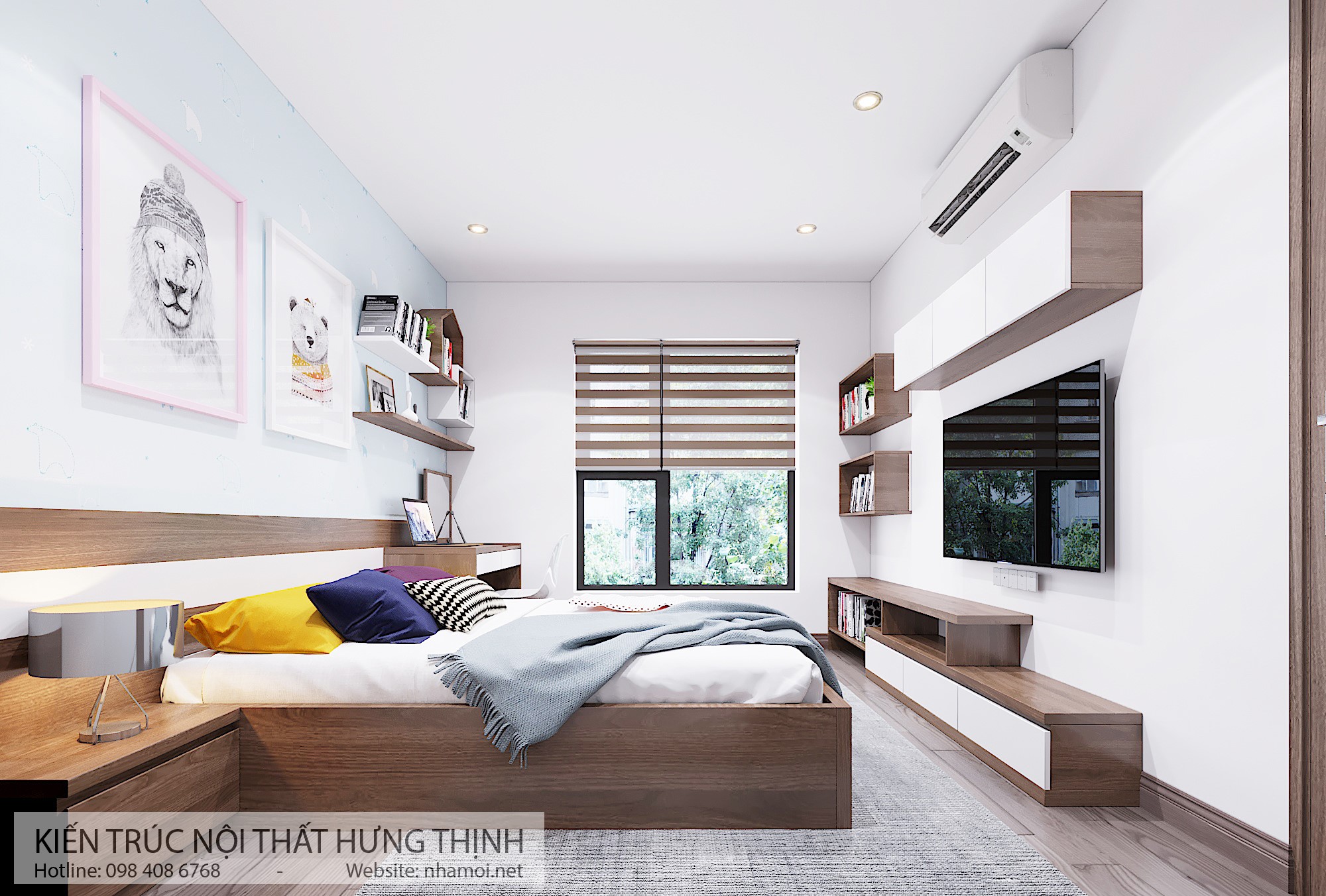 Thiết Kế Nội Thất Căn Hộ Hồng Hà Eco City - Ảnh 7