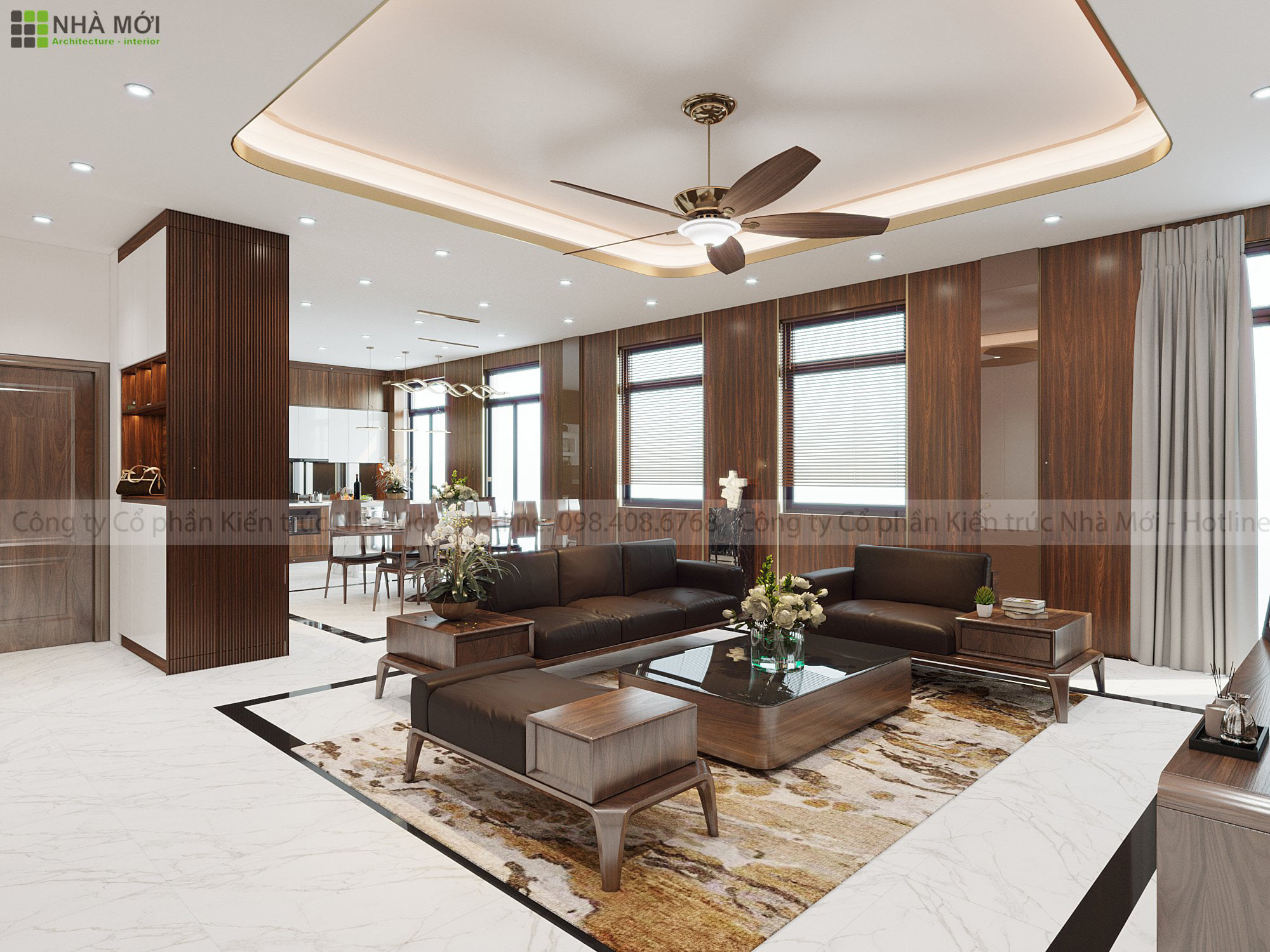 Thiết Kế Nội Thất Nhà Liền Kề Bình Minh - Ảnh 4