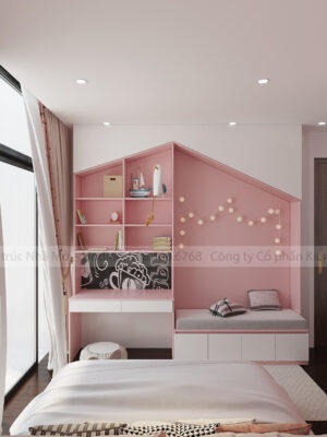 Thiết Kế Nội Thất Nhà Liền Kề Bình Minh - Ảnh 11