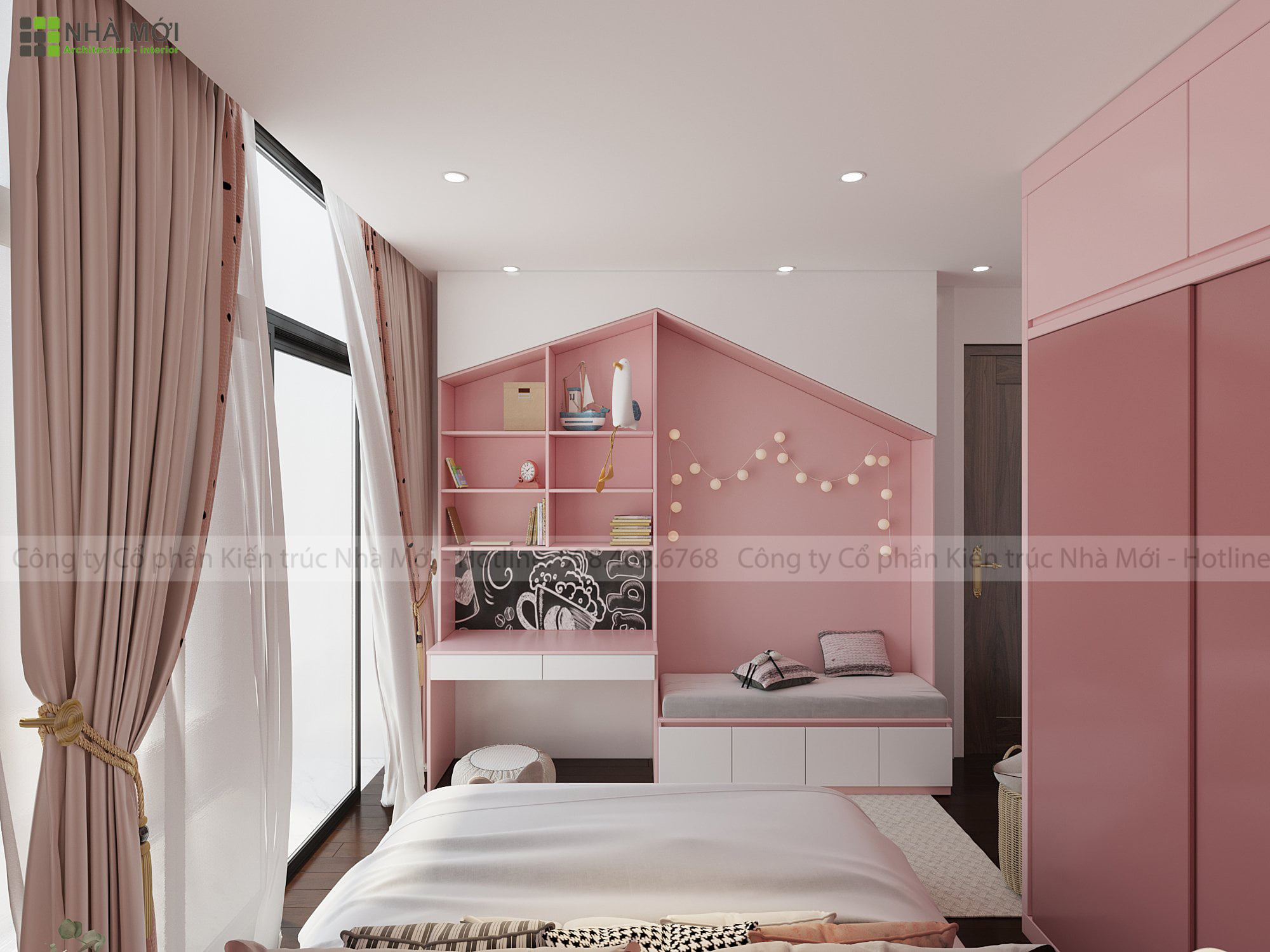 Thiết Kế Nội Thất Nhà Liền Kề Bình Minh - Ảnh 11