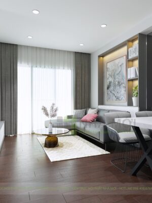 Thiết Kế Nội Thất Chung Cư Xuân Mai - Ảnh 3