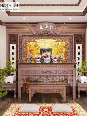 Mẫu Thiết Kế Nội Thất Phòng Thờ - Ảnh 5