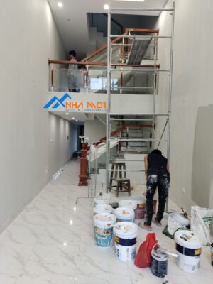 Nhà 2 tầng 1 gác lửng 1 tum tại Phú Xuyên - Thiết kế thông minh trên đất 3.6x17m - Ảnh 16