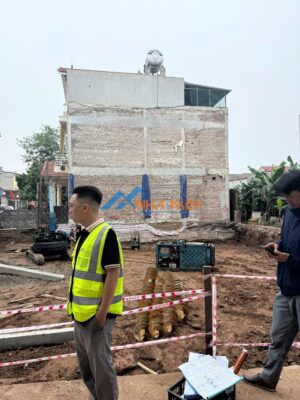 Thiết kế Nhà phố 4 tầng 1 tum mặt tiền 16m tại Đông Anh | Xây nhà trọn gói Nhà Mới - Ảnh 4